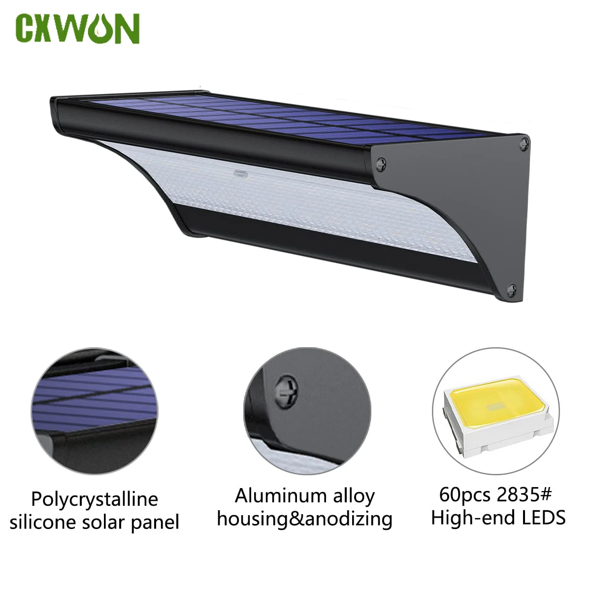 Outdoor Power Outlet Weatherproof - 60/48Led Outdoor Solar Wall Light Solar