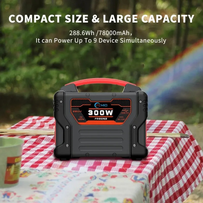 Outdoor Power Generator - Good Quality 300W Portable Power Station