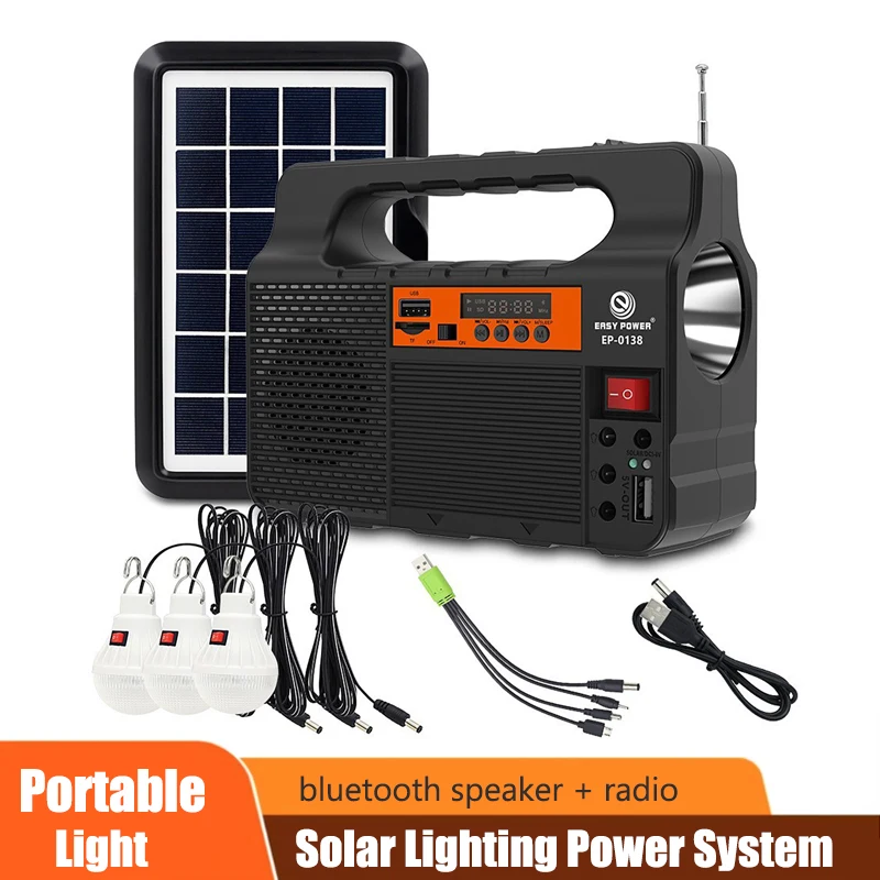 Outdoor Power Distribution Panel - Outdoor Portable Solar Lighting System Power