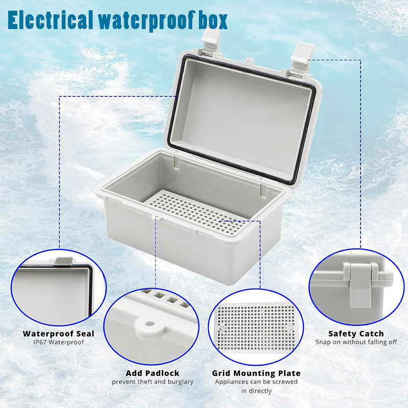 Outdoor Power Junction - IP66 Waterproof Power Electrical Junction Box