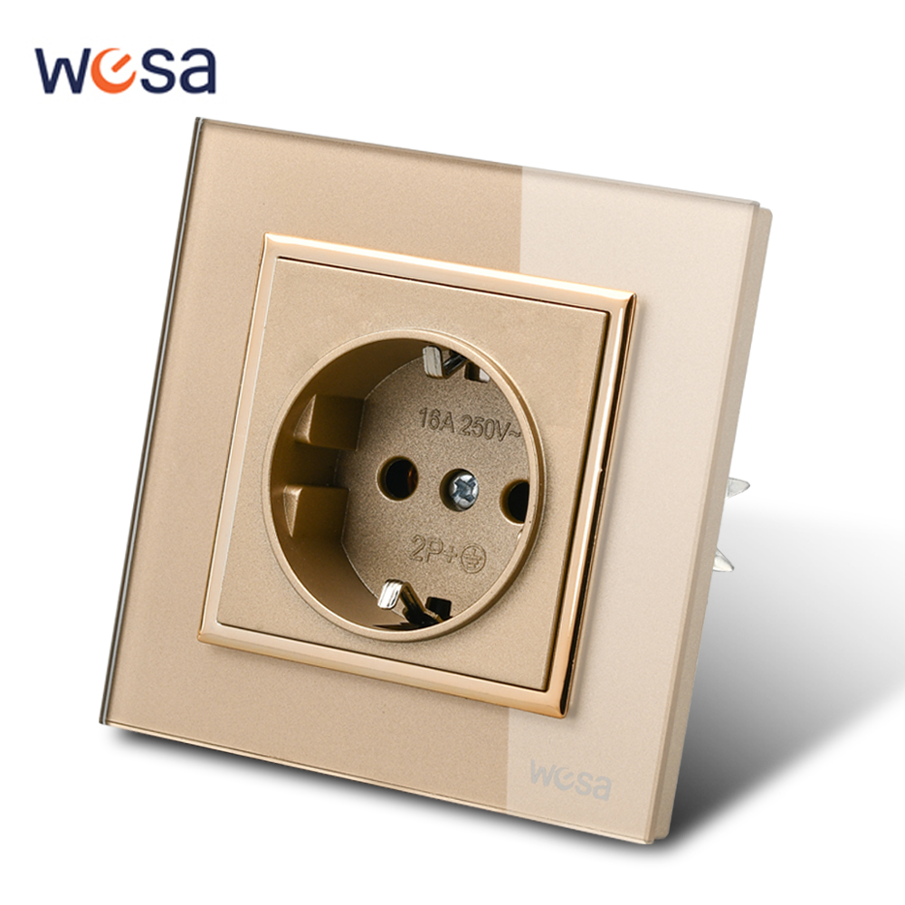 Outdoor Power Hub - WESA Crystal Tempered Glass Panel Golden
