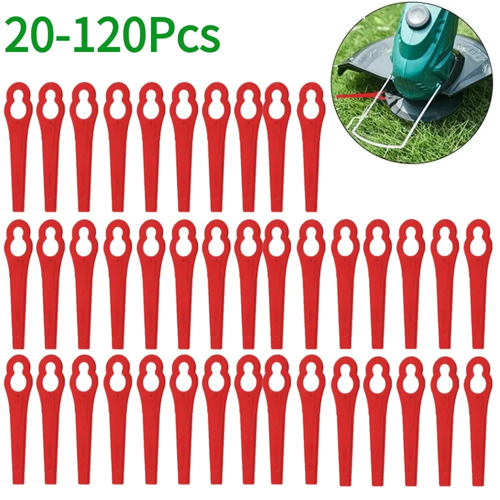 Leaf Blower Cordless - 20/60/100/120Pcs Strimmer Blades Plastic L83 Grass