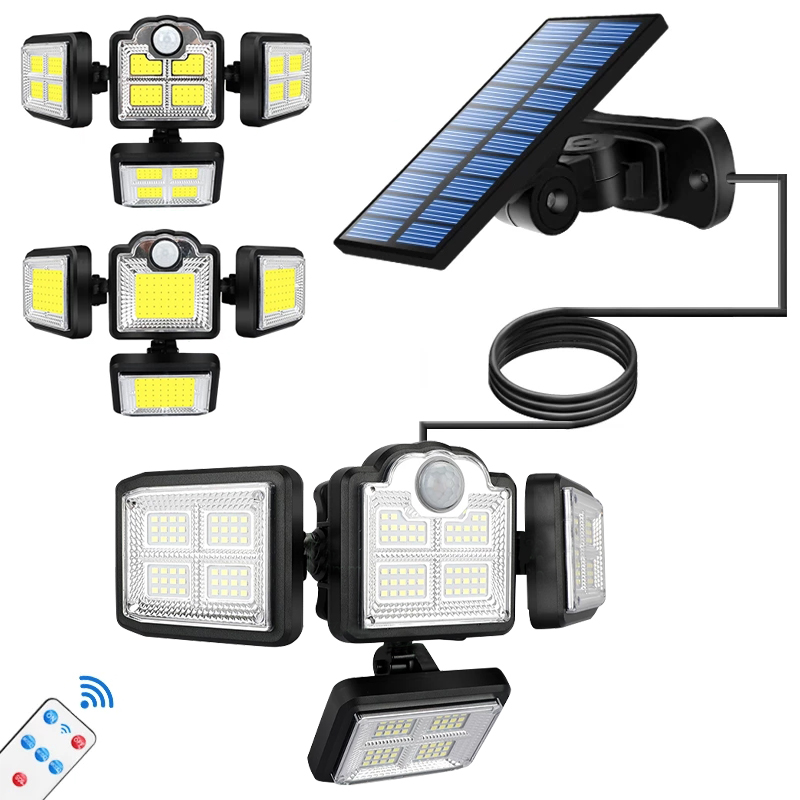 Outdoor Power Brush - High power Solar Motion Lights 192COB