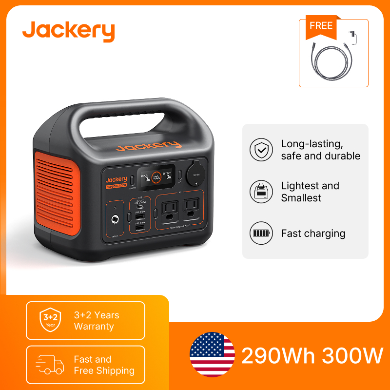 Outdoor Power Generator - Jackery Portable Power Station Explorer 300New