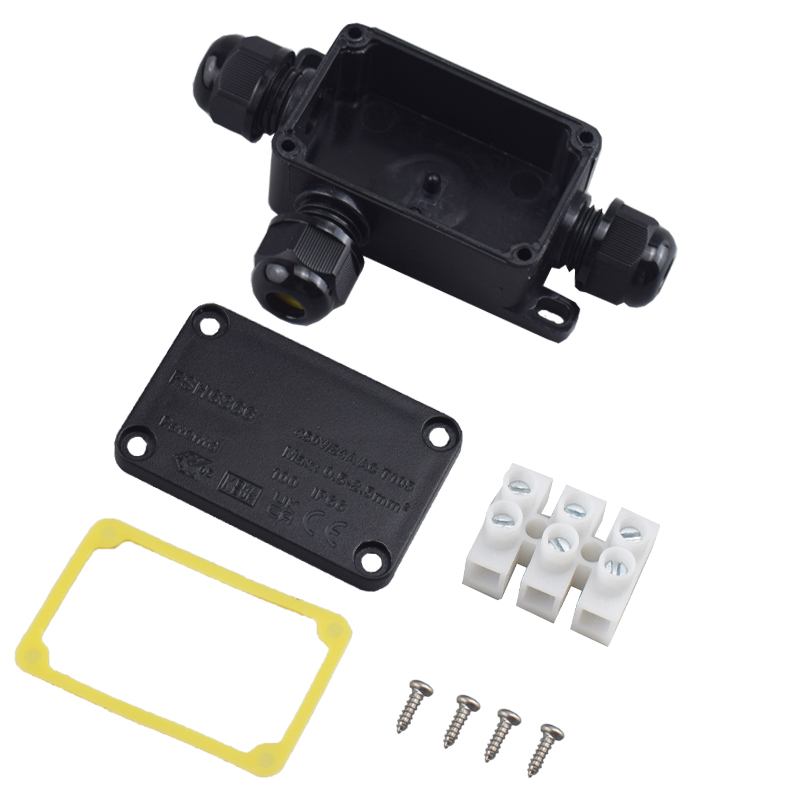Outdoor Power Junction - 3 Way Outdoor Waterproof IP66 Electrical