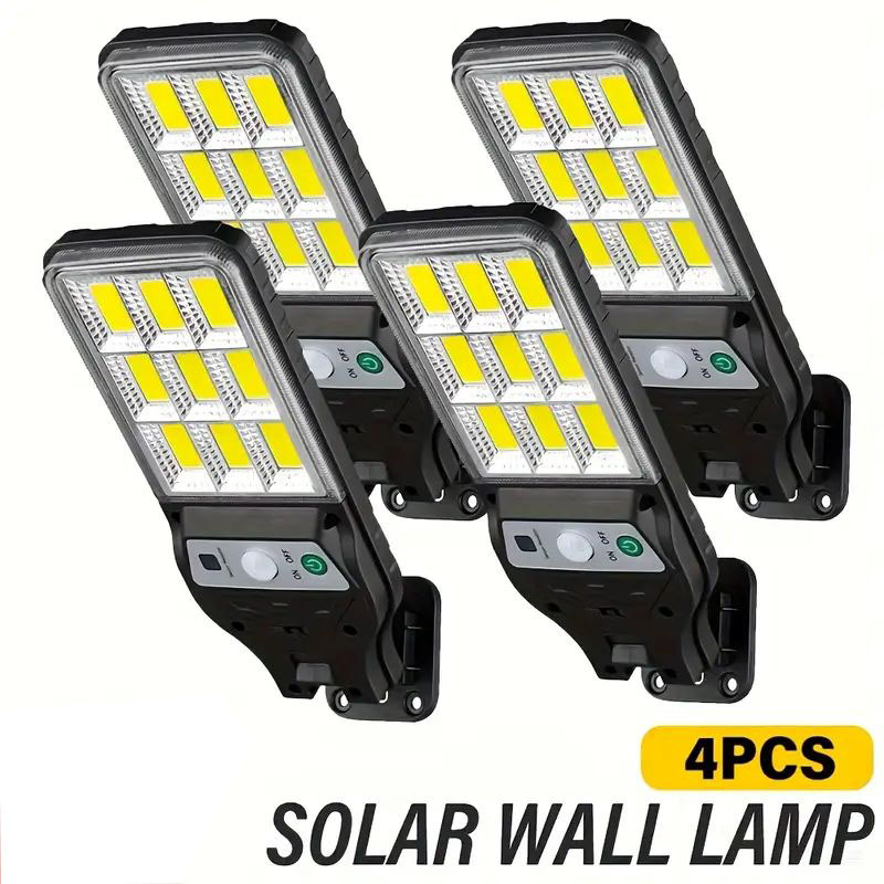 Outdoor Power Outlet Weatherproof - 4PCS Solar Wall Light with Motion