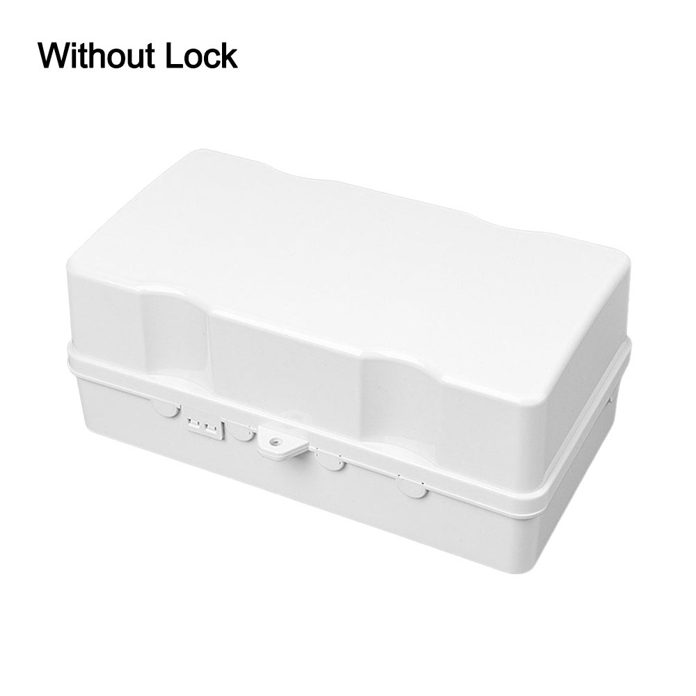 Outdoor Power Outlet Weatherproof - Portable Plastic Plug Box Anti-theft Weatherproof