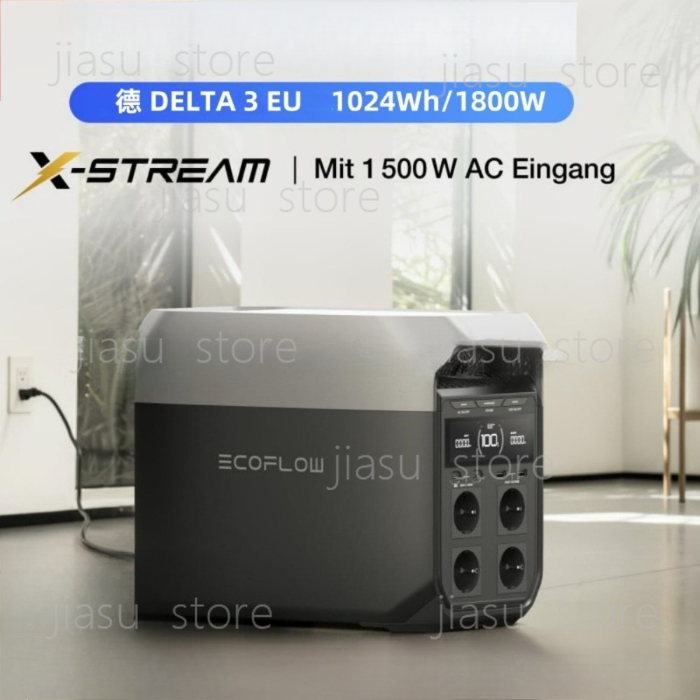 Outdoor Power Generator - EcoFlow DELTA 3 Portable Power Station