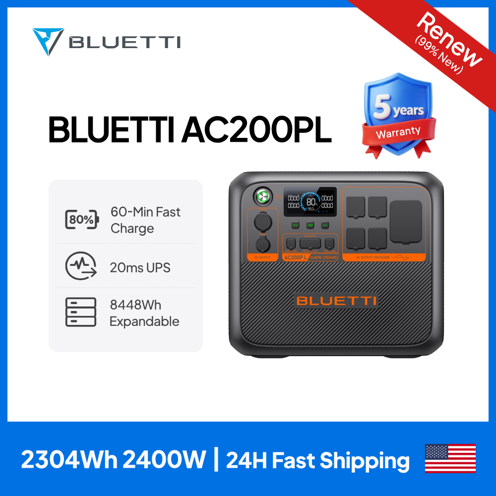 Outdoor Power Generator - BLUETTI AC200PL Portable Power Station |