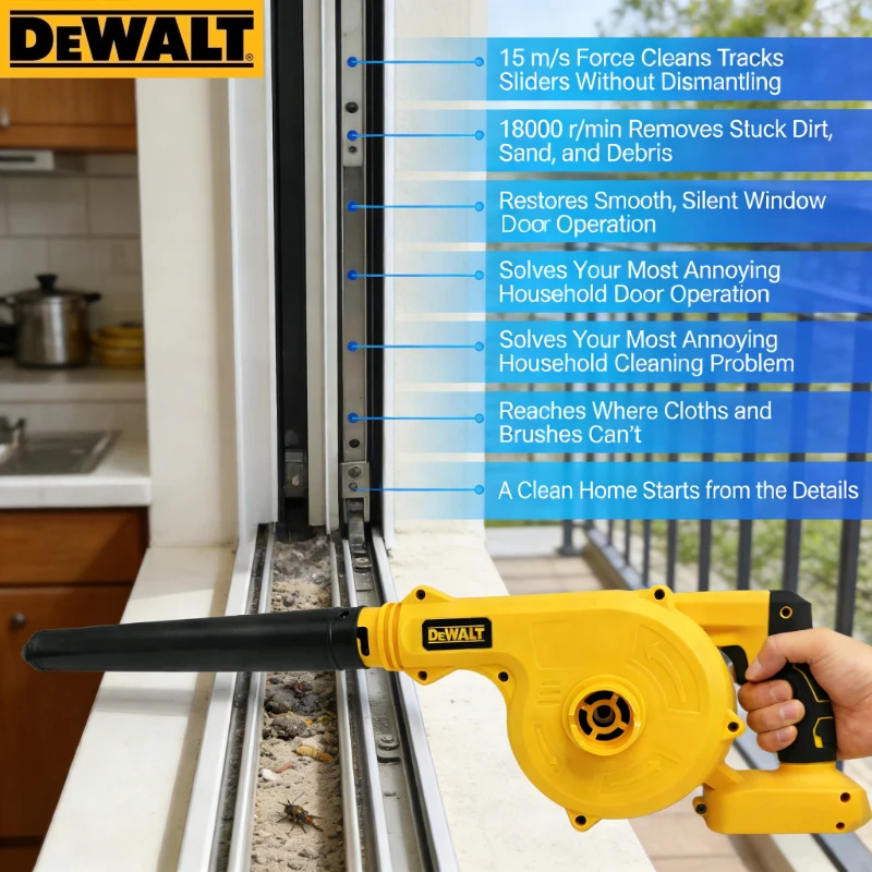 Leaf Blower Cordless - Dewalt Ultimate Yard Cleaning Tool! 2-in-1