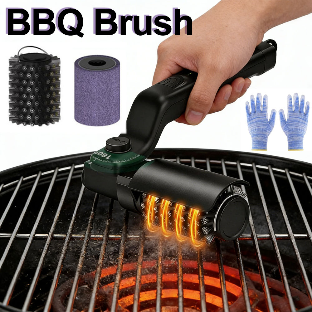 Outdoor Power Brush - Electric Grill Brush Rechargeable 3 Powerful