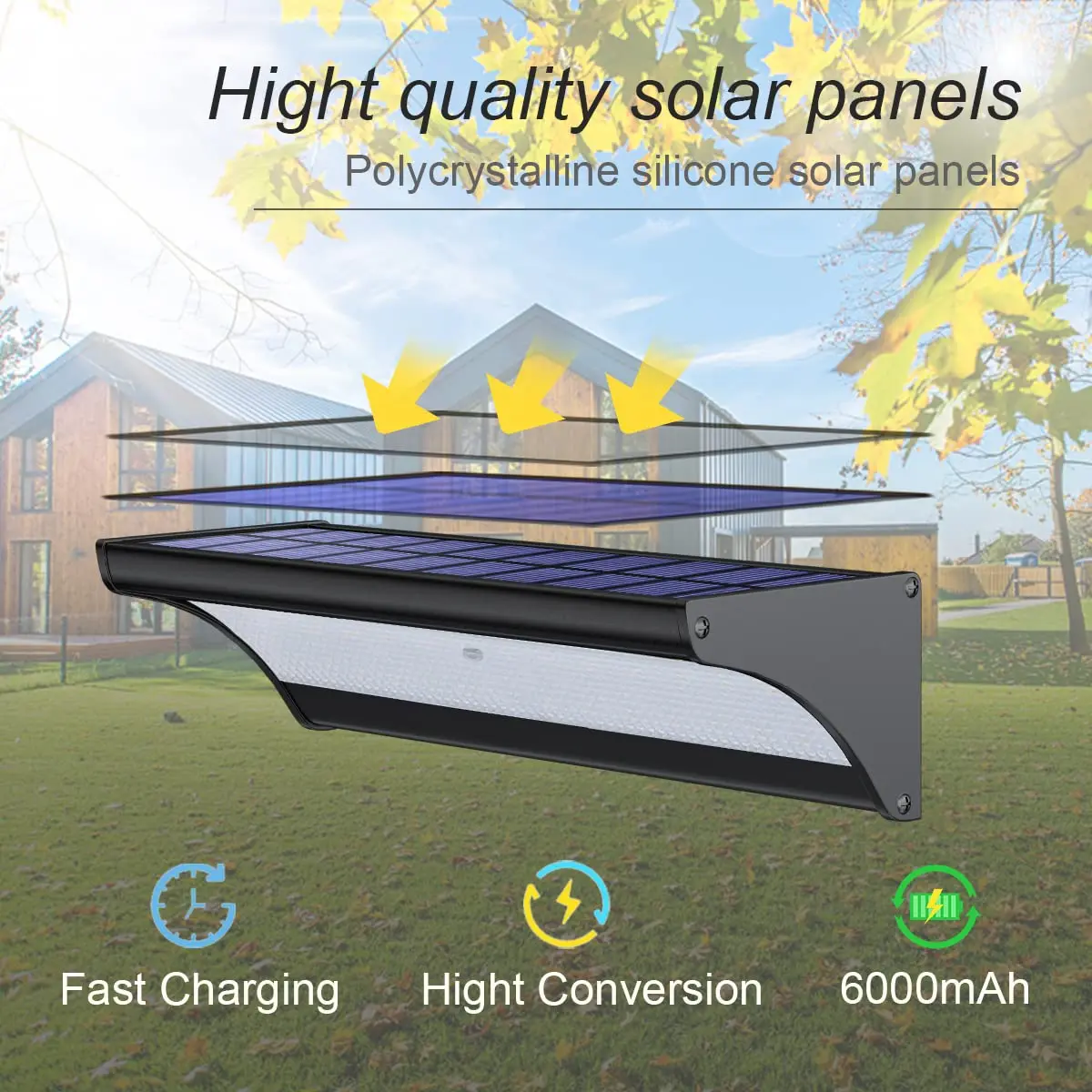 60/48Led Outdoor Solar Wall Li - Outdoor Power Outlet Weatherproof review and price