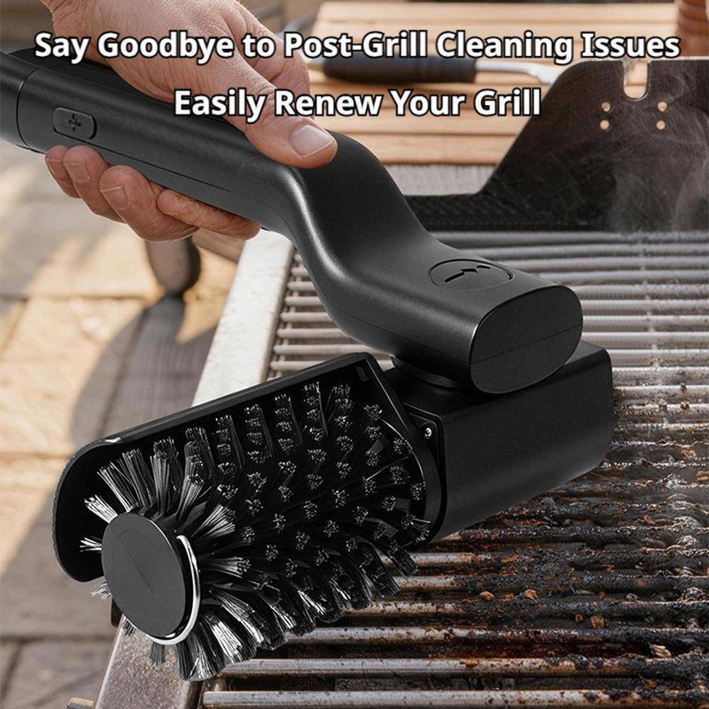 Electric Barbecue Grill Cleane - Outdoor Power Brush review and price
