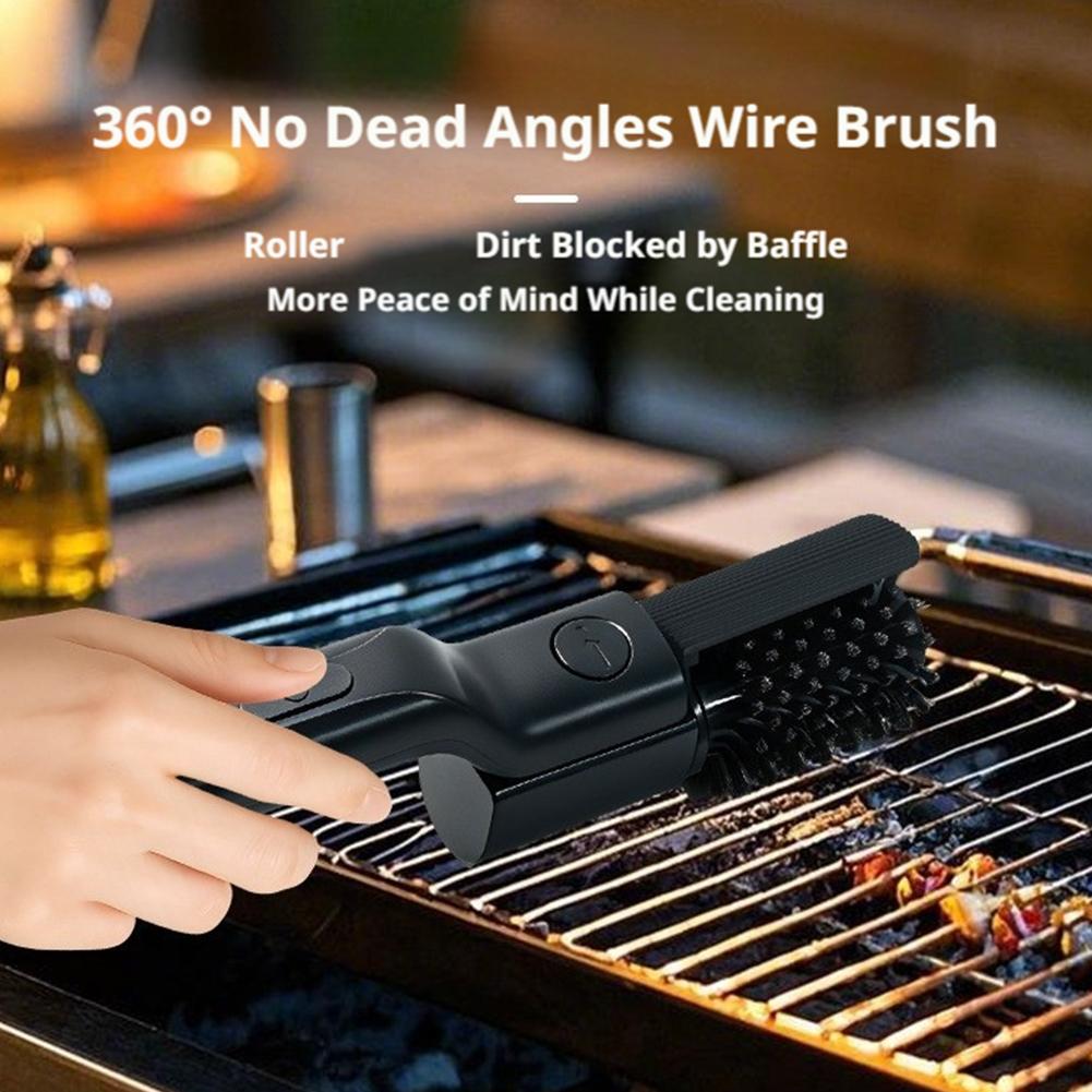 Electric Barbecue Grill Cleane - Outdoor Power Brush review and price