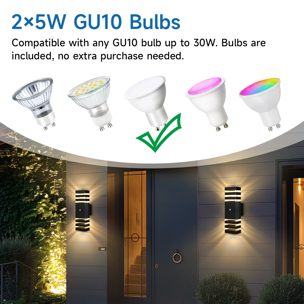 Sensor Light Outdoor Wall Lamp - Outdoor Power Outlet Weatherproof review and price