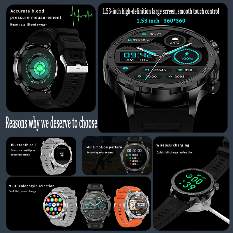 New GPS Track Smart Watch Men  - Outdoor Power Meter Box review and price