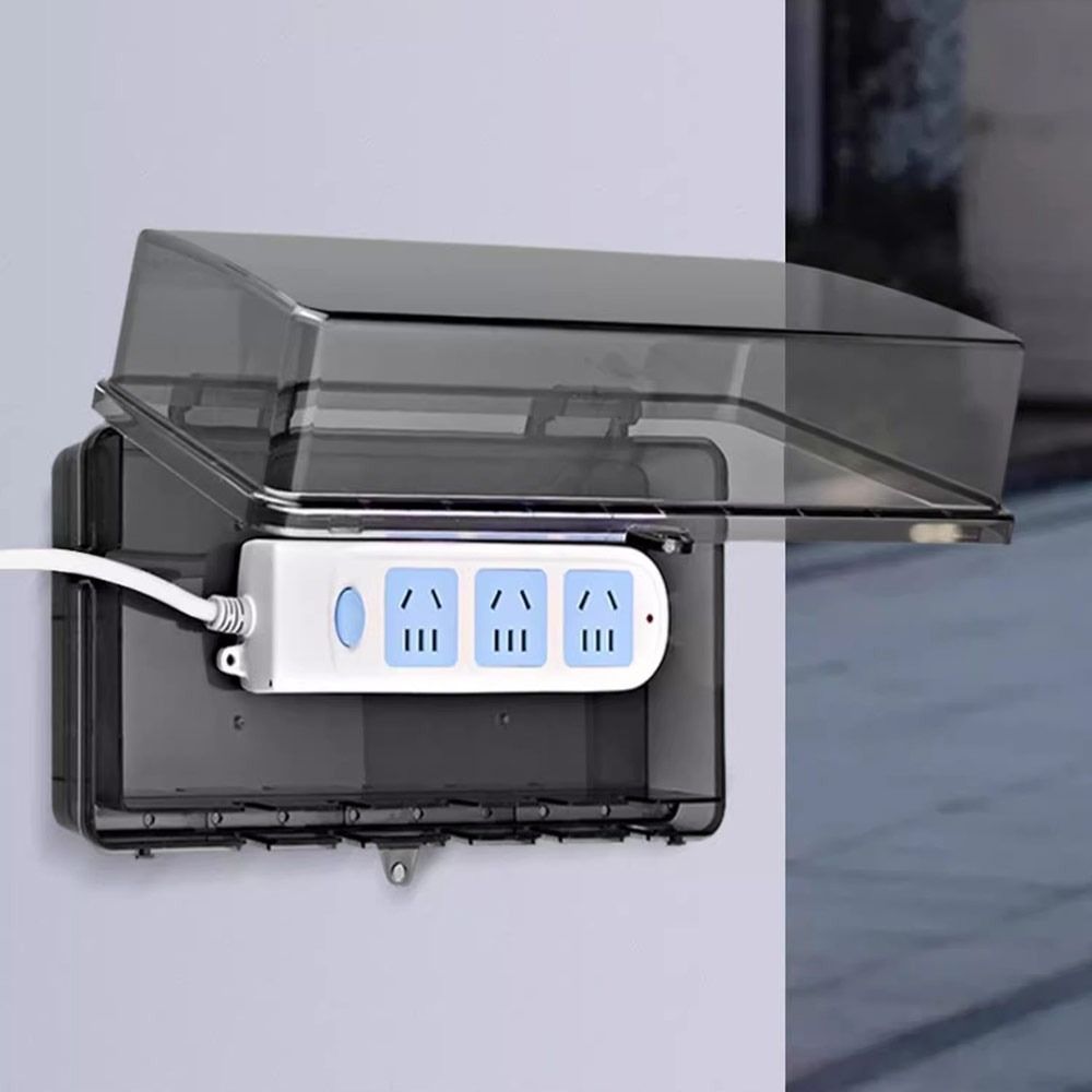 Durable Plastic Plug Box Water - Outdoor Power Outlet Weatherproof review and price