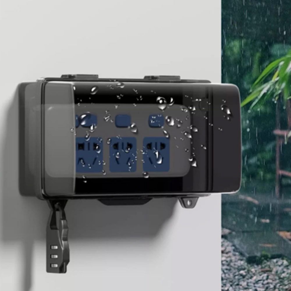Durable Plastic Plug Box Water - Outdoor Power Outlet Weatherproof review and price