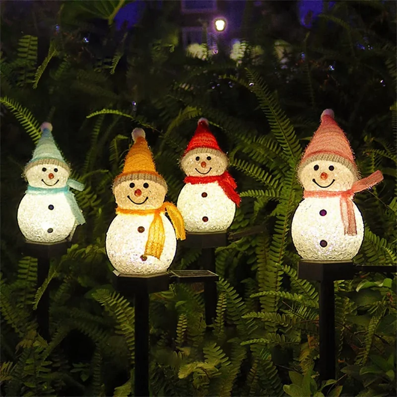 Solar LED Snowman Ambient Ligh - Outdoor Power For Xmas Lights review and price