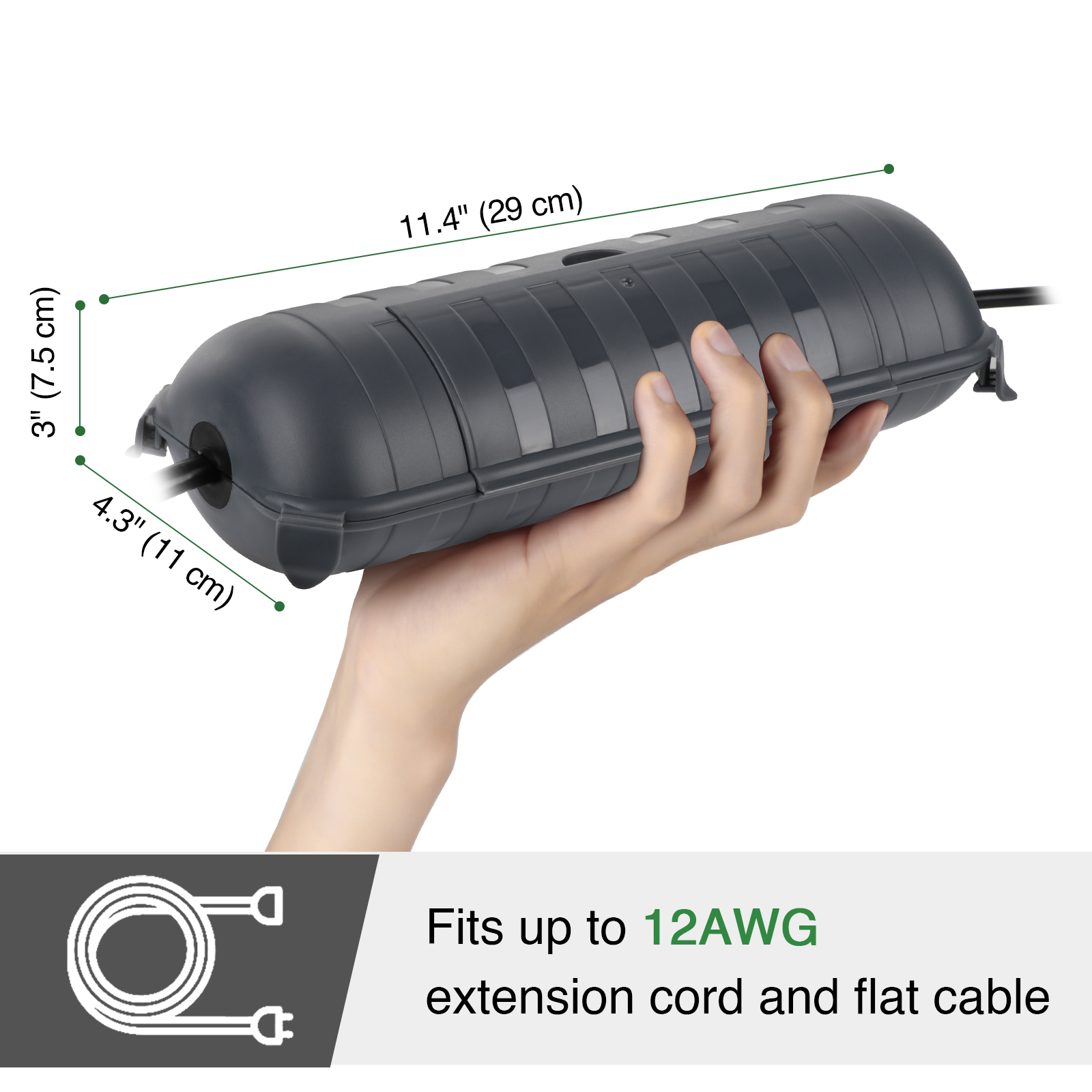 Large Weatherproof Outdoor Ele - Outdoor Power Outlet Cover review and price