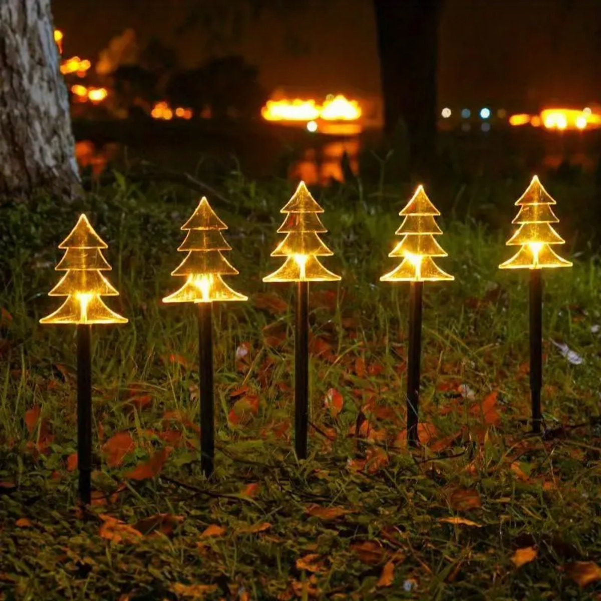 5Pcs Christmas Pathway Lights  - Outdoor Power For Xmas Lights review and price