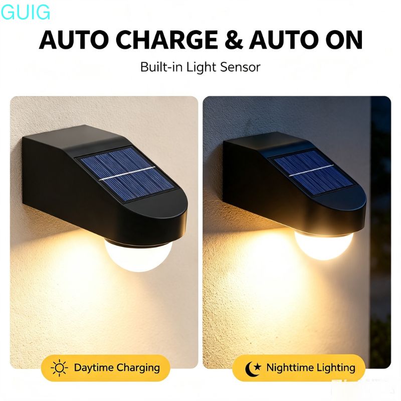 5 LED Solar Wall Light Outdoor - Outdoor Power Brush review and price