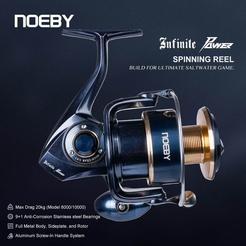 Noeby Infinite Power Spinning  - Outdoor Power Reel review and price