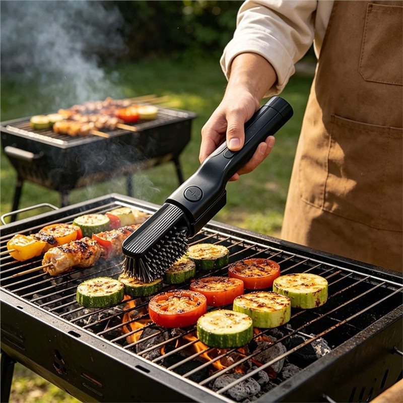 Powerful Electric Rotary Grill - Outdoor Power Brush review and price