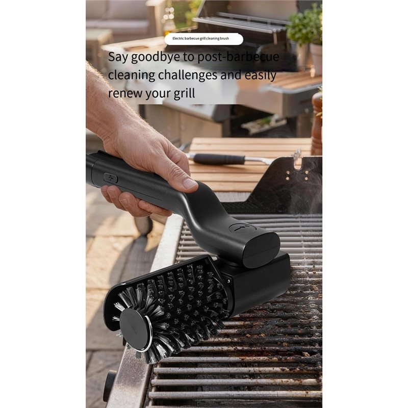 Powerful Electric Rotary Grill - Outdoor Power Brush review and price