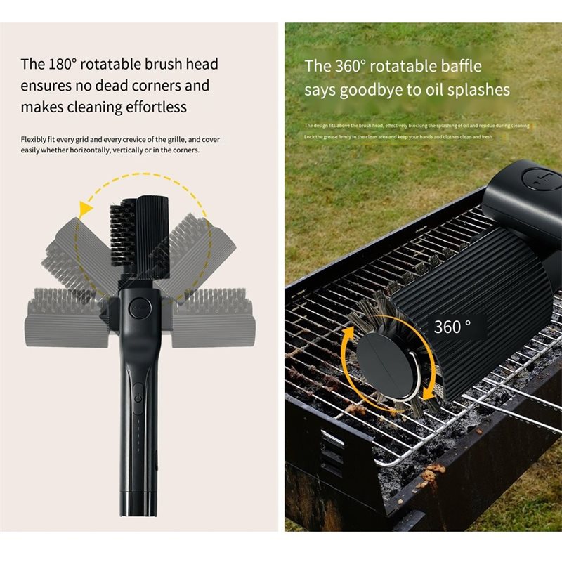 Powerful Electric Rotary Grill - Outdoor Power Brush review and price