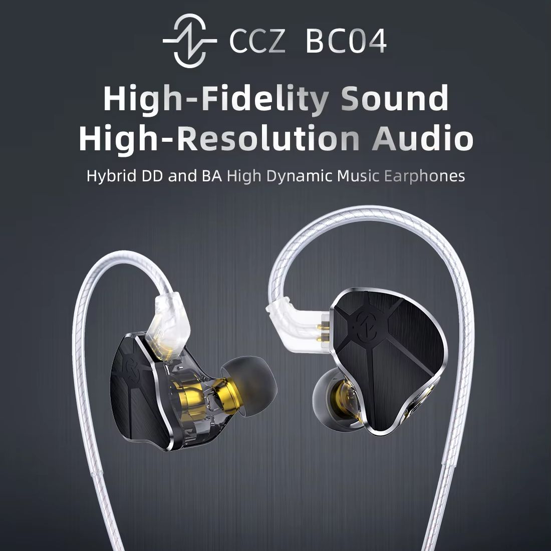 CCZ BC04 1DD+1BA Hybrid IEM He - Outdoor Power Outlet Cover review and price