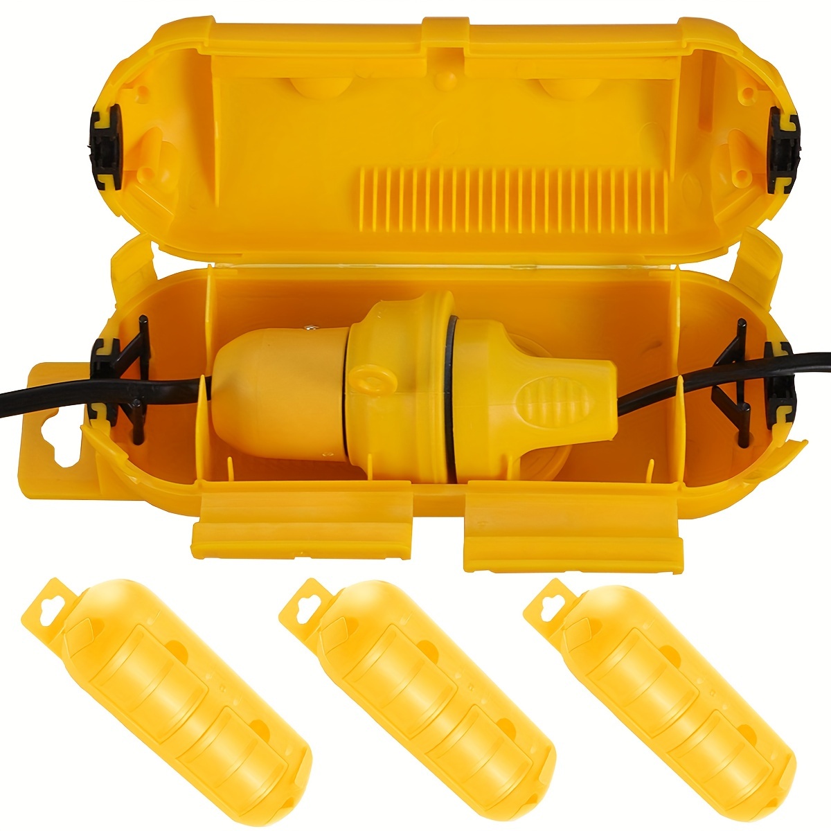 Extension Yellow Cord Safety C - Outdoor Power Outlet Cover review and price