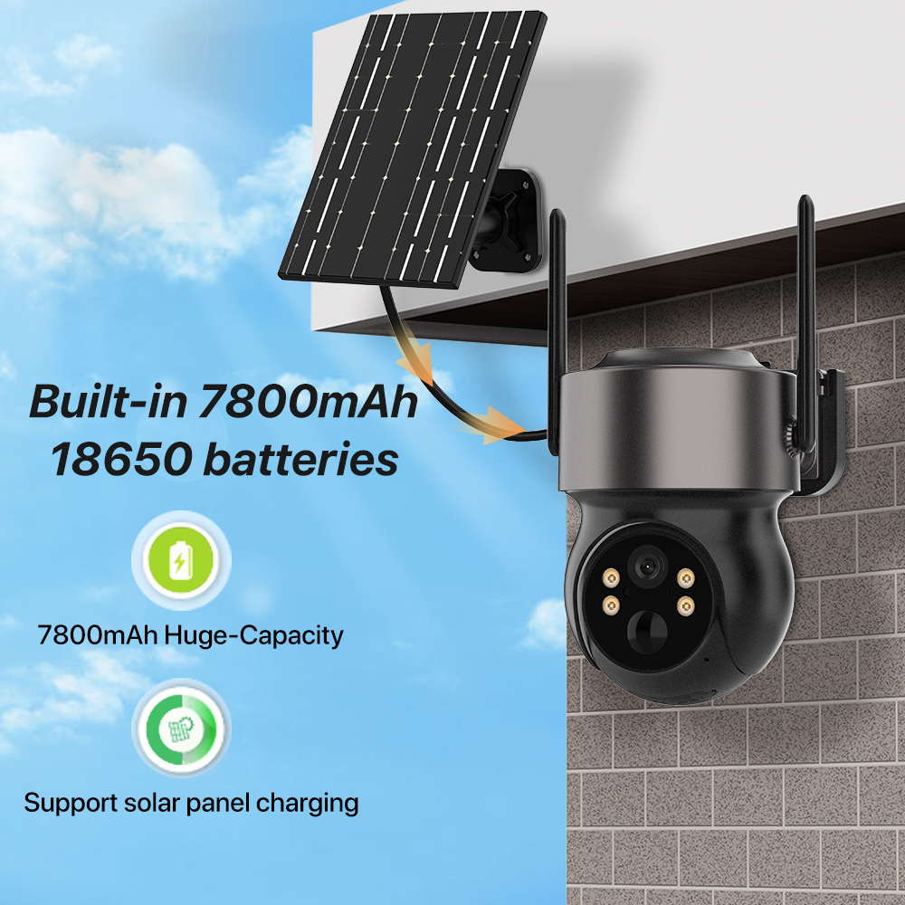 4MP 4G SIM Solar Battery Power - Outdoor Power Distribution Panel review and price