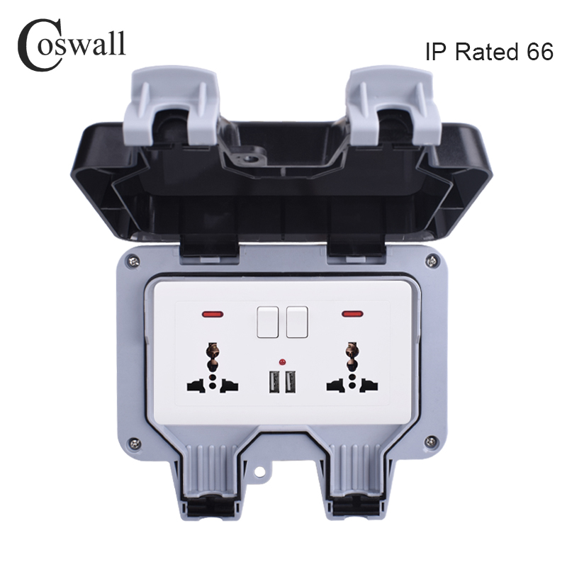Coswall IP66 Weatherproof Wate - Outdoor Power Outlet Weatherproof review and price