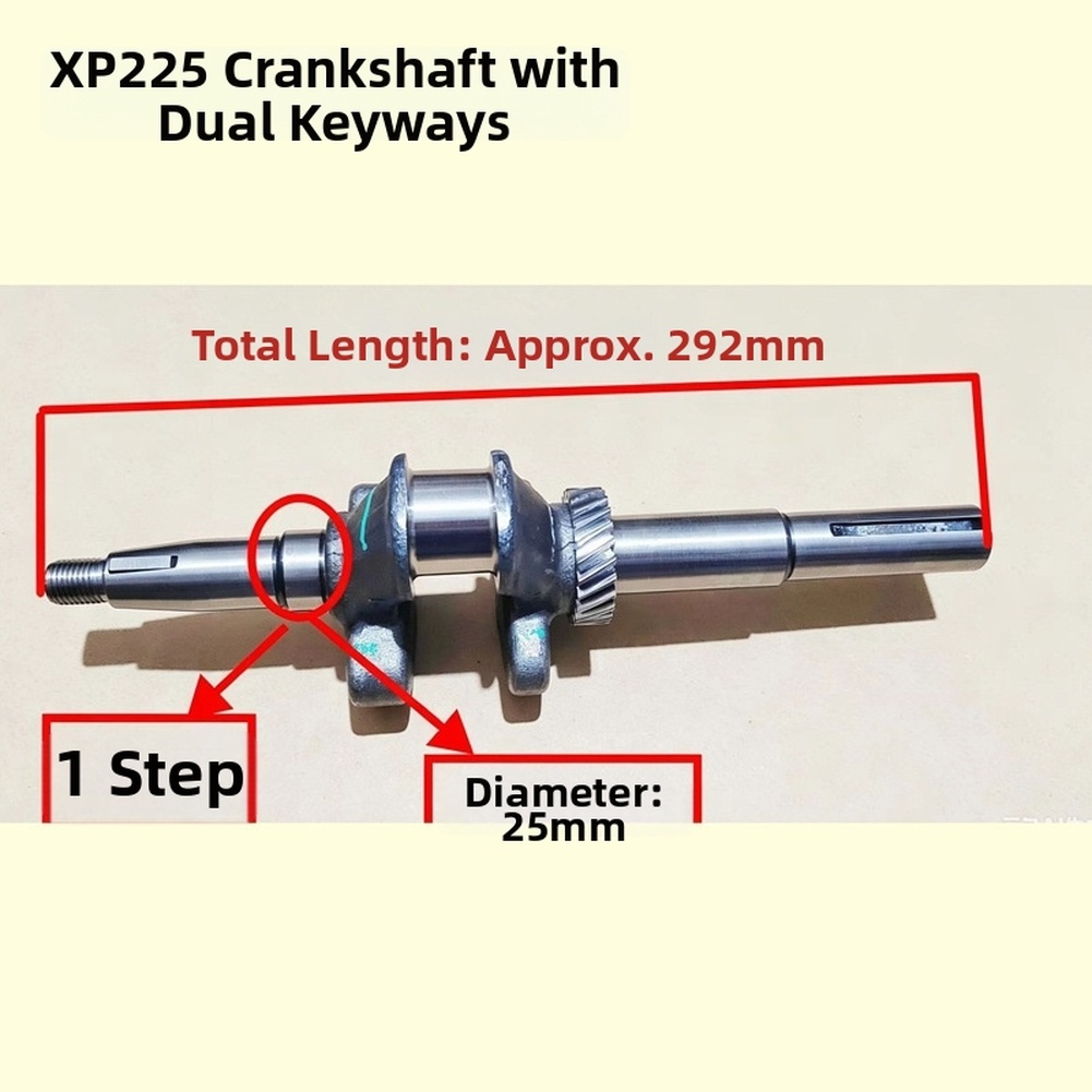 Crankshaft Dual Keyway 292mm L - Garden Tiller Mini review and price