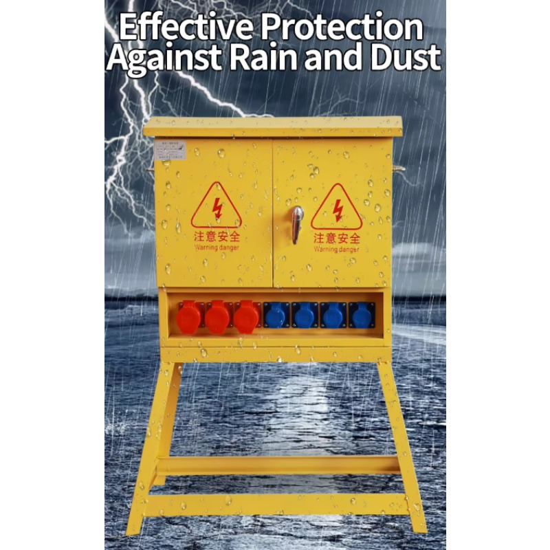Yellow Safety Switch Box Outdo - Outdoor Power Distribution Panel review and price