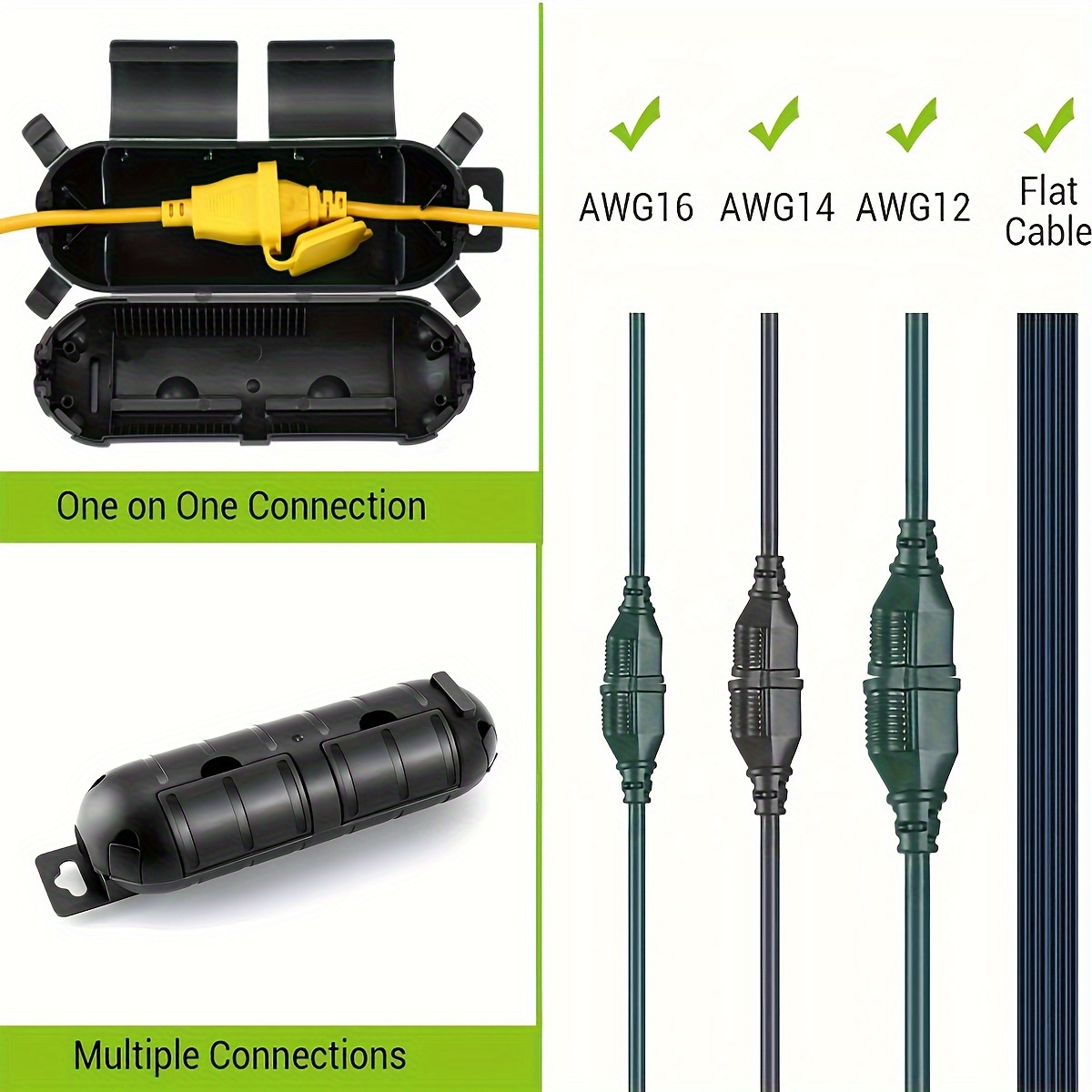 Extension Cord Plug Connection - Outdoor Power Outlet Cover review and price
