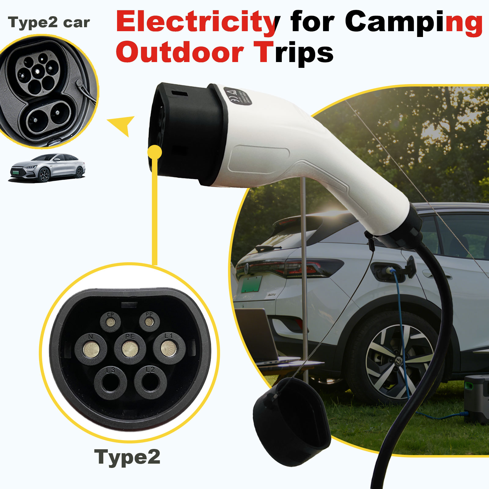 Type2 V2L Discharge Adapter 16 - Outdoor Power Hub review and price