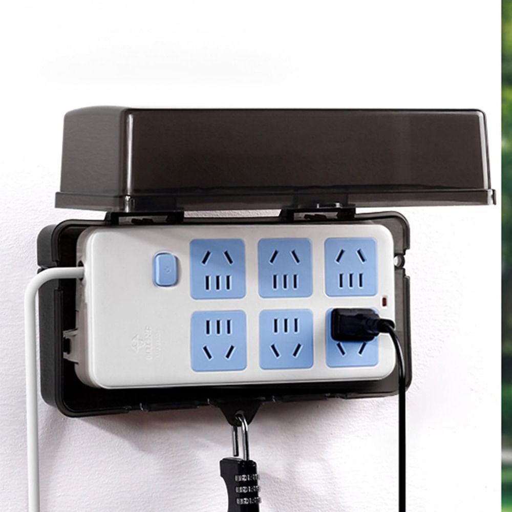 Portable Plastic Plug Box Wate - Outdoor Power Lead Cover review and price