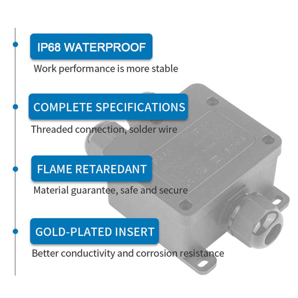 IP68 Outdoor Waterproof Juncti - Outdoor Power Junction review and price