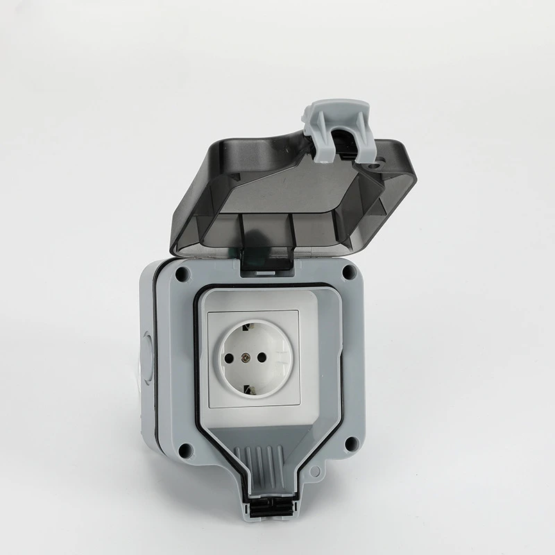 EU KR Outdoor Wall Waterproof  - Outdoor Power Outlet Weatherproof review and price