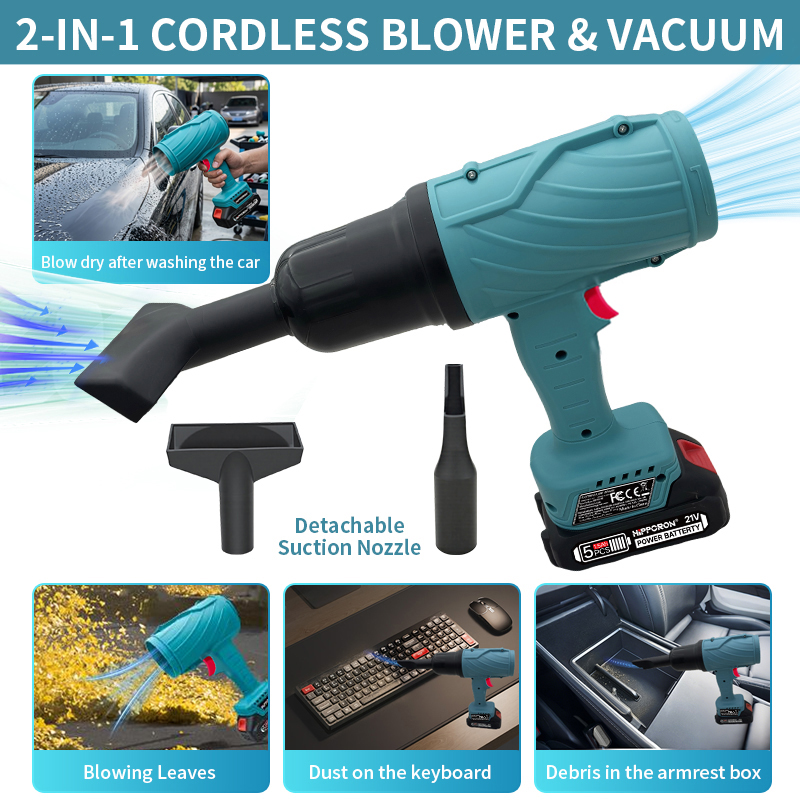 HIPPCRON Brushless Cordless Le - Leaf Blower Cordless review and price