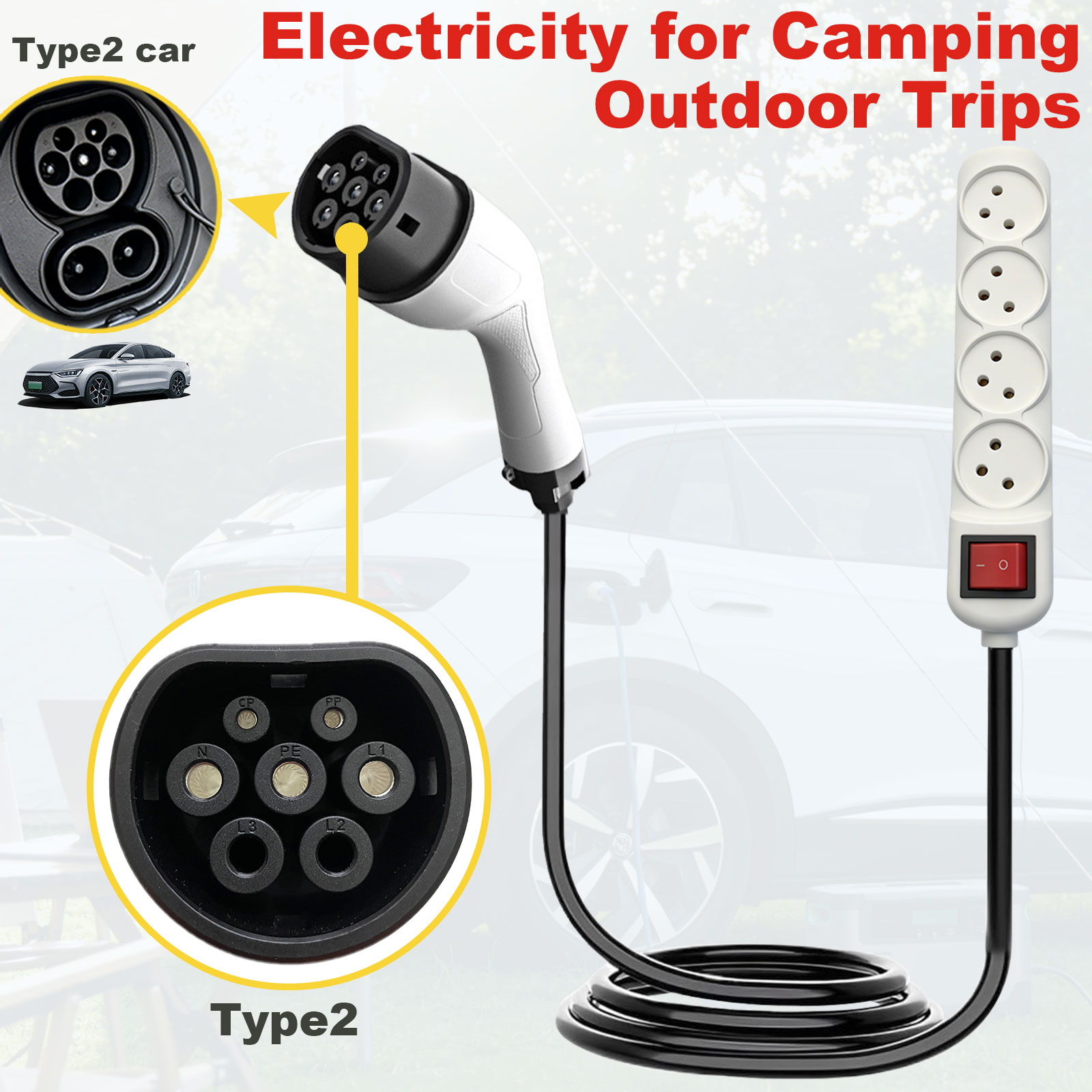 Type2 V2L Discharge Adapter Is - Outdoor Power Hub review and price