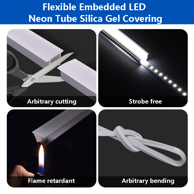 Flexible Embedded LED Neon Tub - Outdoor Power Lead Cover review and price