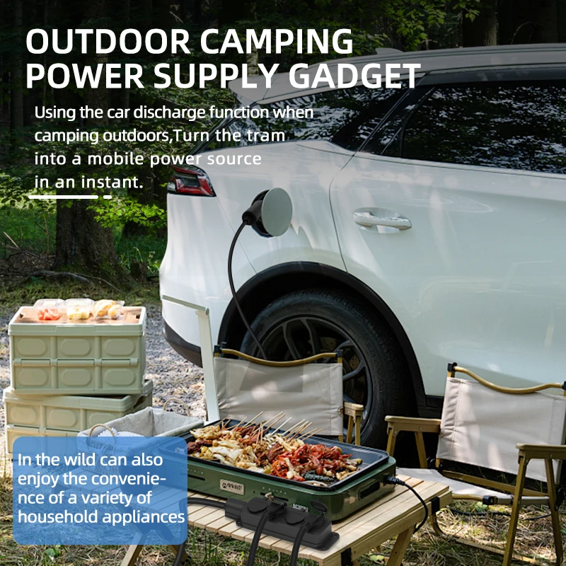 Portable 16A 4KW V2L Cable Ele - Outdoor Power Hub review and price
