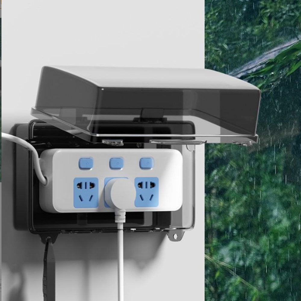 Portable Plastic Plug Box Anti - Outdoor Power Outlet Weatherproof review and price
