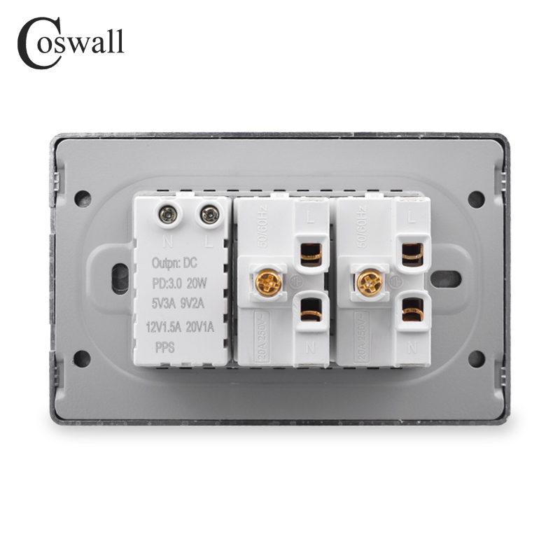 Coswall PC Brazil Standard 20A - Outdoor Power Hub review and price