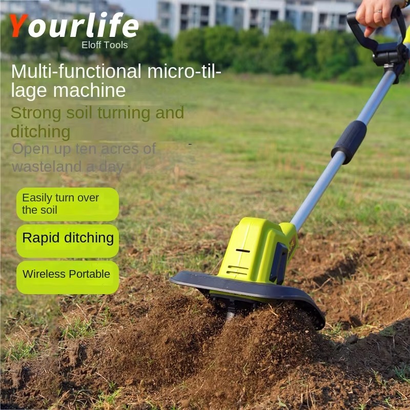 CE Certified 1200W Electric Ti - Garden Tiller Mini review and price