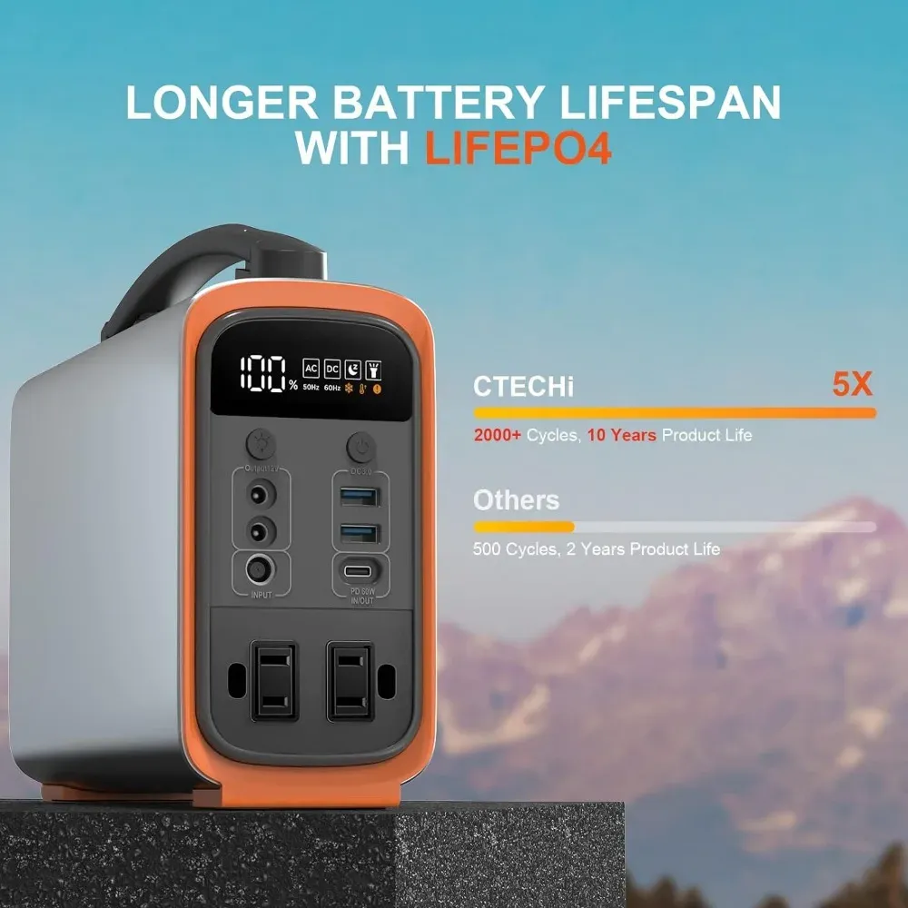 320Wh Lifepo4 Portable Power S - Outdoor Power Generator review and price