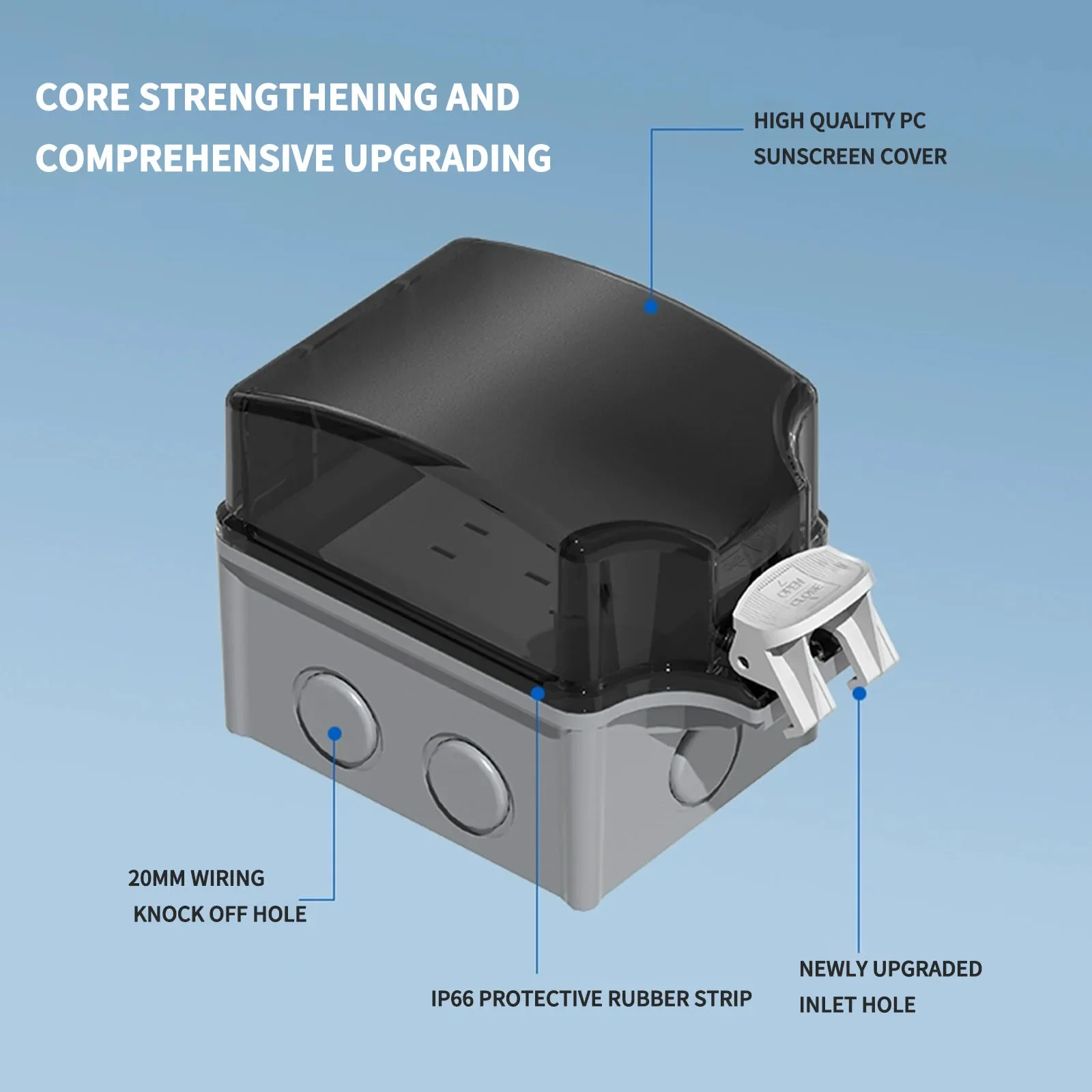 IP66 Industrial Grade Outdoor  - Outdoor Power Outlet Weatherproof review and price